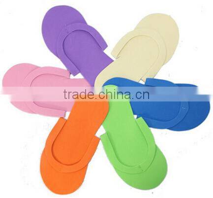 Hospital and nail salonhotel nail salon disposable EVA slipper for hotel,hospital and nail salon