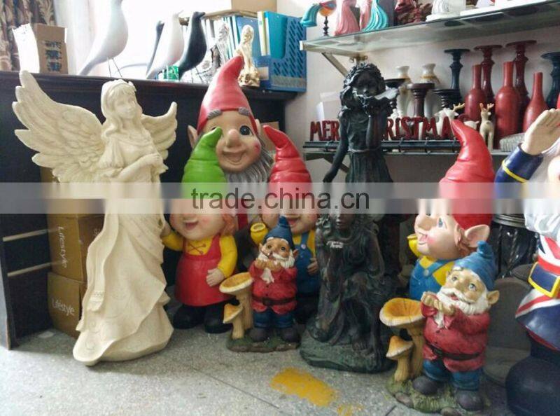 Resin garden sculpture welcome gnomes onnament for sale