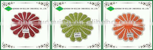 Wholesale colored woven round placemats rope coaster