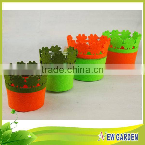 Gorgeous Designs Metal Artificial Lacy Flower Pot For Home Decor