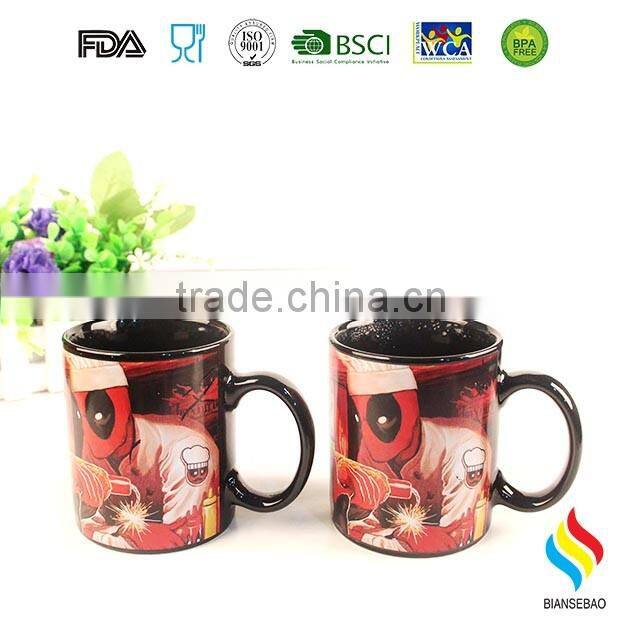 LFGB passed hot sale glazed coffee mug with customized design