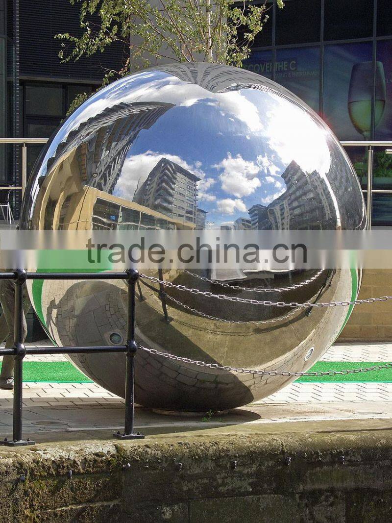 art sculptures modern metal craft sculpture stainless steel balls