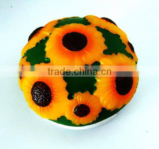 3" Sunflower night light with remote control