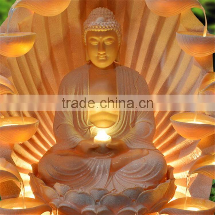 cheap price table top small waterfall fountain buddha water fountain indoor