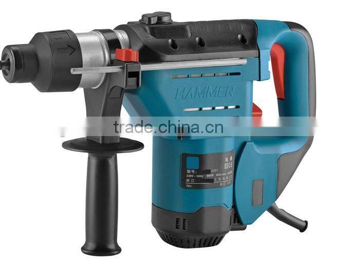 800w 3 Function SDS-PLUS Chiseling Drilling Rotary Hammer Machine Portable Electric 26mm Hammer Drill With Fast Chuck