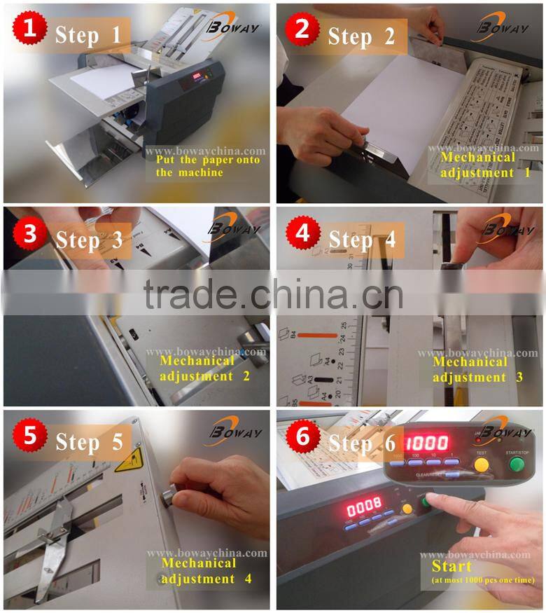 Hangzhou HUPU BOWAY service automatic paper creasing and folding machine