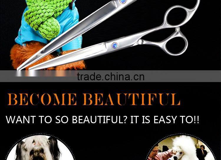 QJE-P08 pet scissors for dogs beauty with razor edge