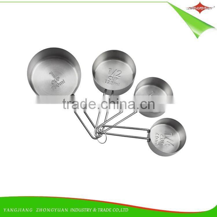 ZY-L2007 High quality stainless steel measuring spoon set of 5