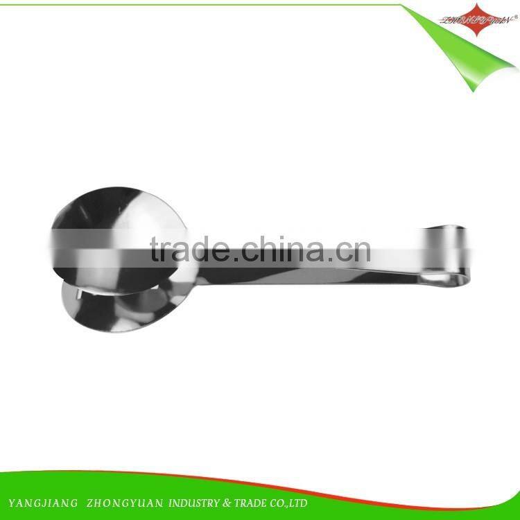 ZY-H1029 Kitchen and Barbecue Grill Tongs Silicone BBQ Cooking Stainless Steel Food Tongs Bread Clamp