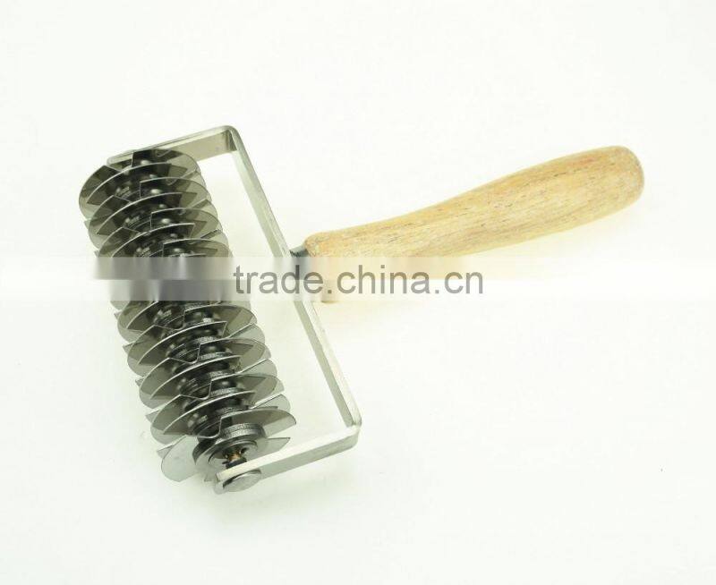 42082 Dough Bread Cookies Pie Cake Lattice Pastry Cutter Roller Kitchen Tool Craft New