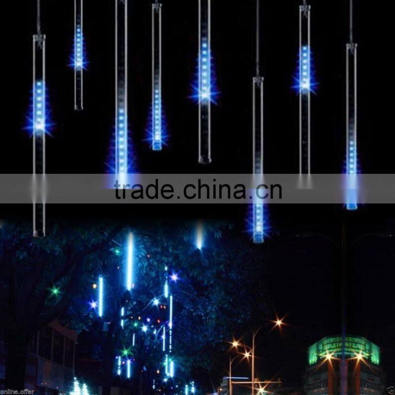 2016 new arrival Meteor Shower Rain Tubes Outdoor LED Meteor Tube Christmas Lights Holiday string Light for New Year Decoration