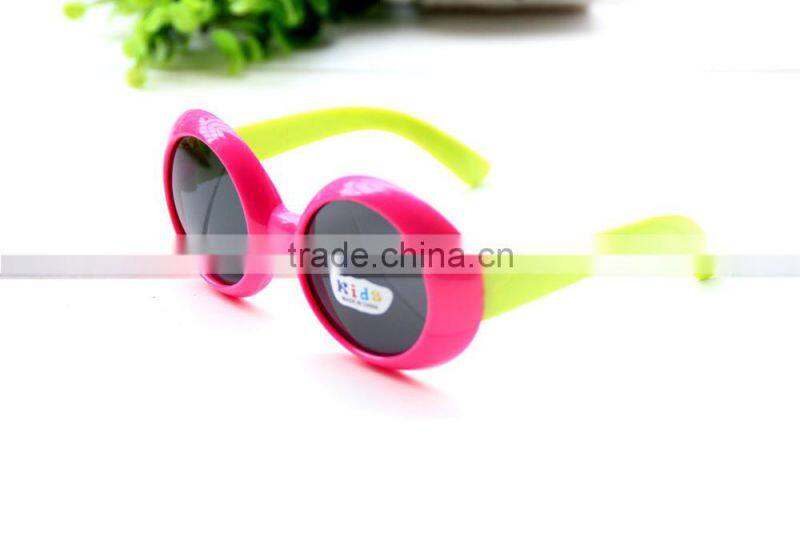 Candy Color Kids Sun Glasses Fashionable Glasses Plastic Cheap Sunglasses