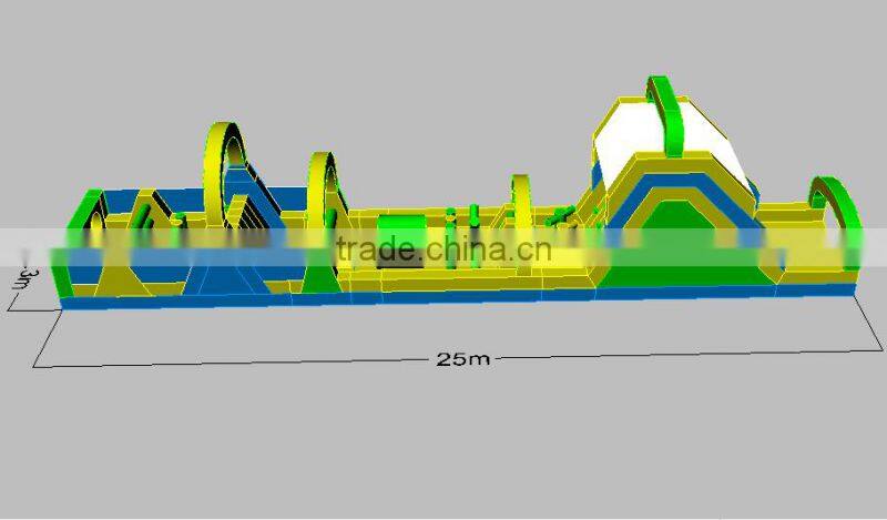 New design adult inflatable obstacle course with factory lower price
