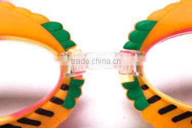 Silicone head strap durable long anti fog swimming goggle