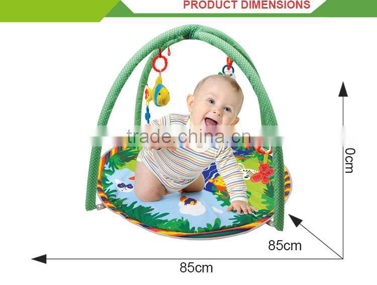 Newest soft baby activity play gym board game mat
