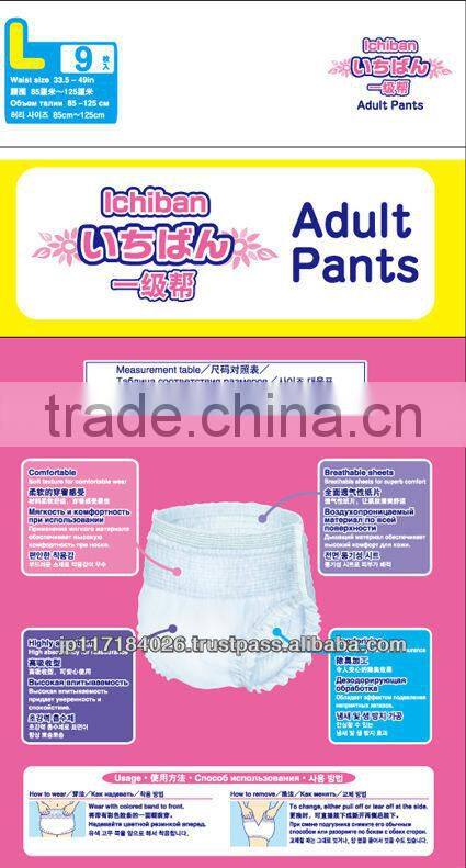 Hot-selling and Easy to use adult diaper underwear japanese medical product at reasonable prices
