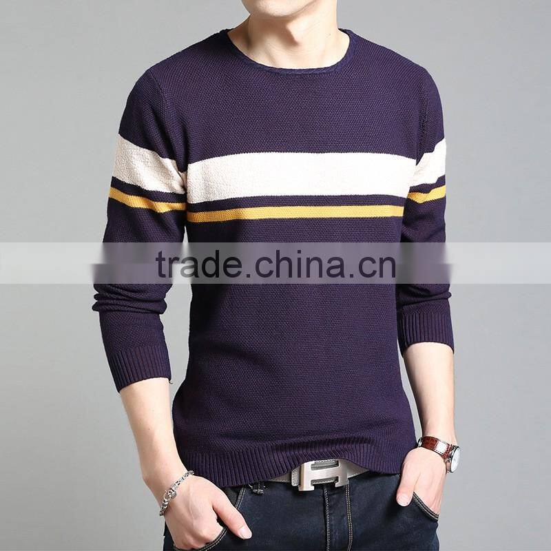 Fashion pullover woollen sweater cashmere/wool sweater for man