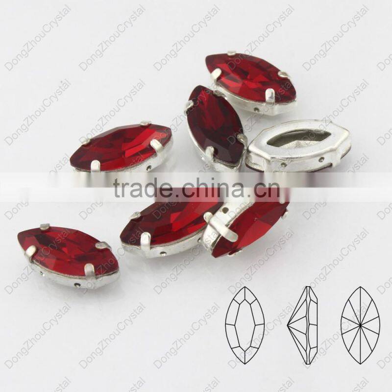 Light siam decorative horse eye crystal beads from china supplier