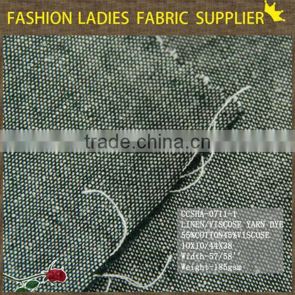 new fashion fabric, linen cotton fabric,linen fabric