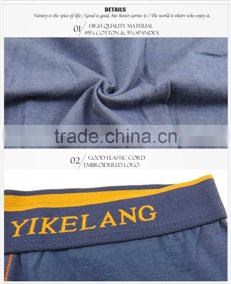 (MOQ 12pcs ) New Desgin Yun Meng Ni Men Underwear Cotton Men Boxers High Quality Sexy Men Shorts