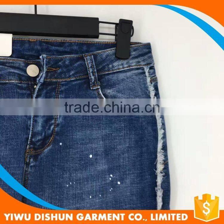 Women wholesale sexy ripped model jeans pants