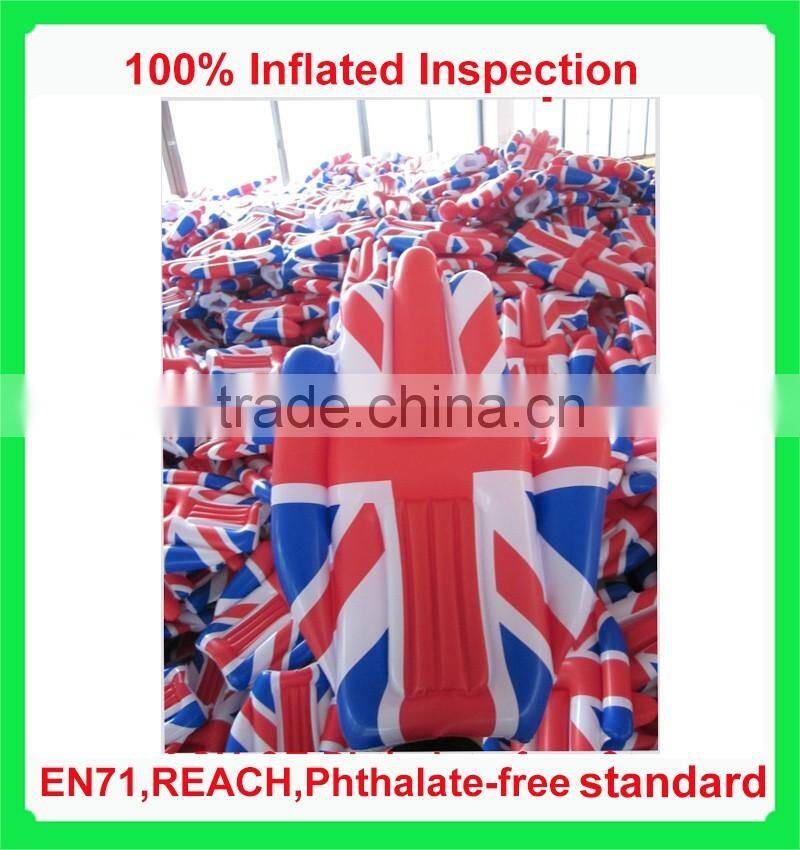 high quality PVC inflatable hand
