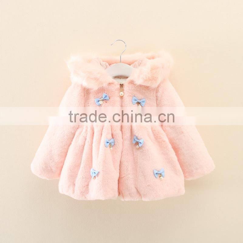 kids girls solid color high fashion faux fur coats,fashion fancy fur hood girls winter coats