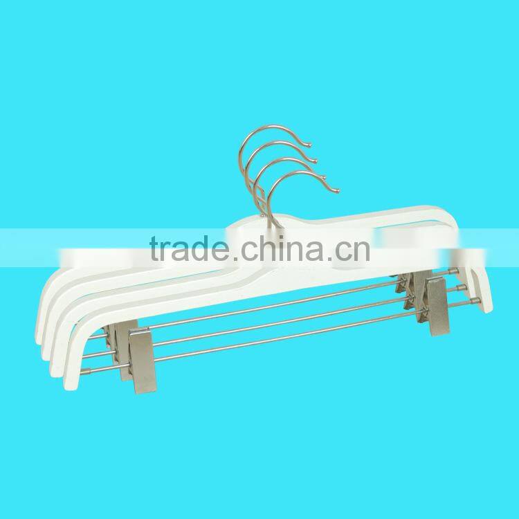 Hot selling high grade wooden shirt hanger wooden tie&belt hanger special shape wooden pants hanger