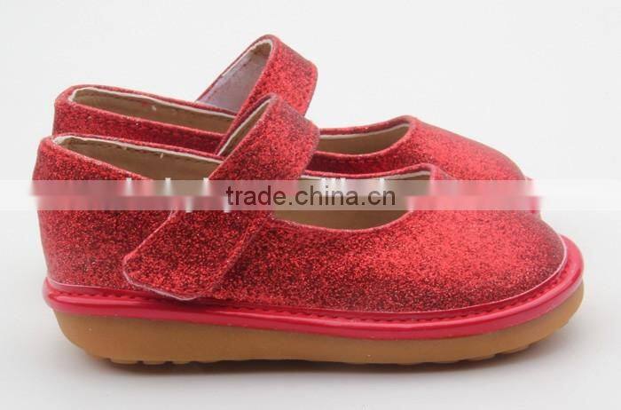Lovely cool fancy toddler kids wholesale squeaky shoes