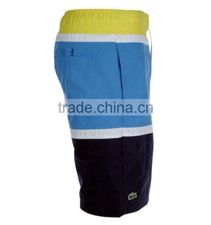 Colorful fashion sport comfortable striped fabric bike shorts