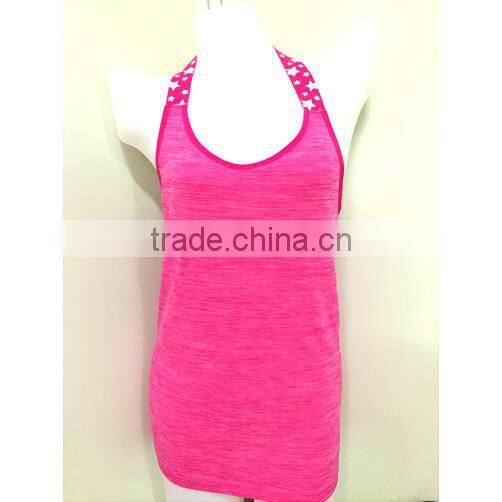 Factory direct sale high quality seamless women tank top