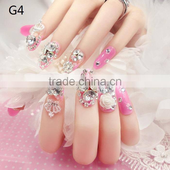 2017 Manicure Artificial Full Nails Art Finished Nails
