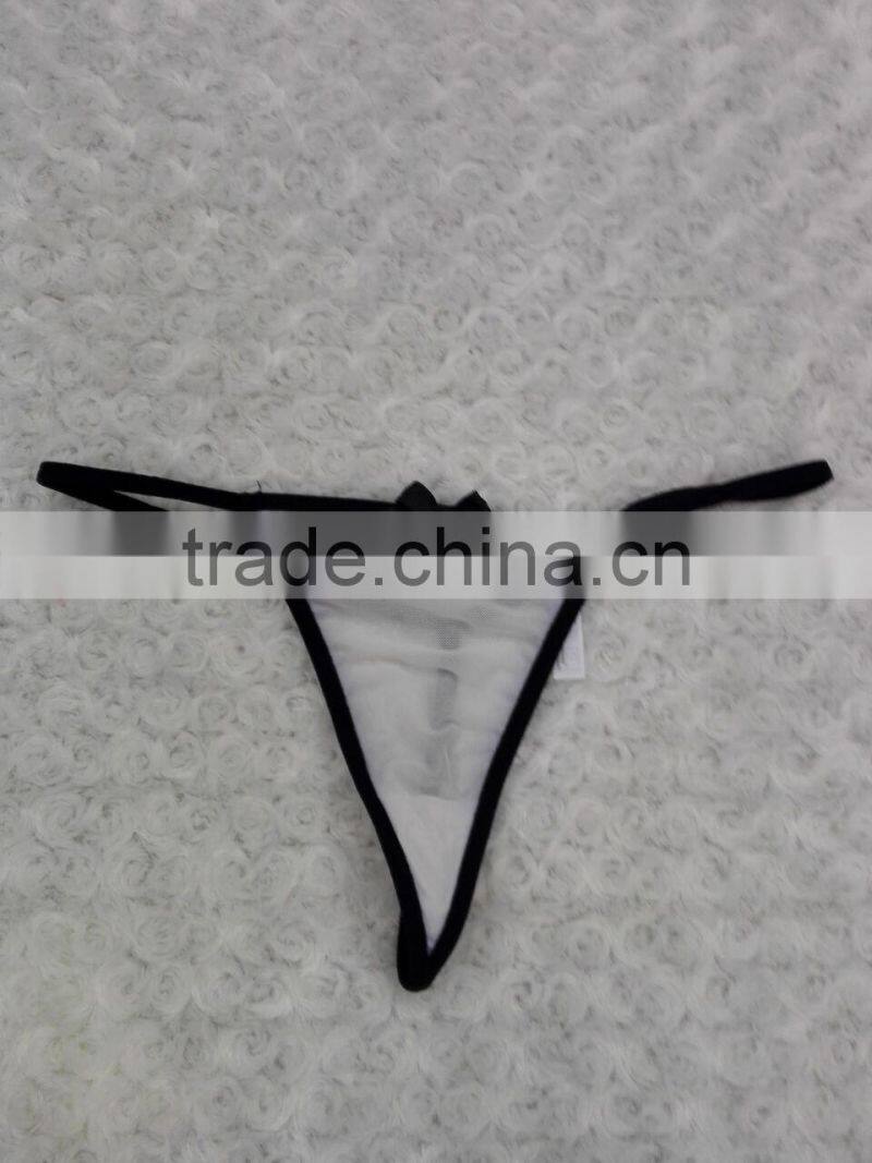 New design fashion sexy women embroidery panty