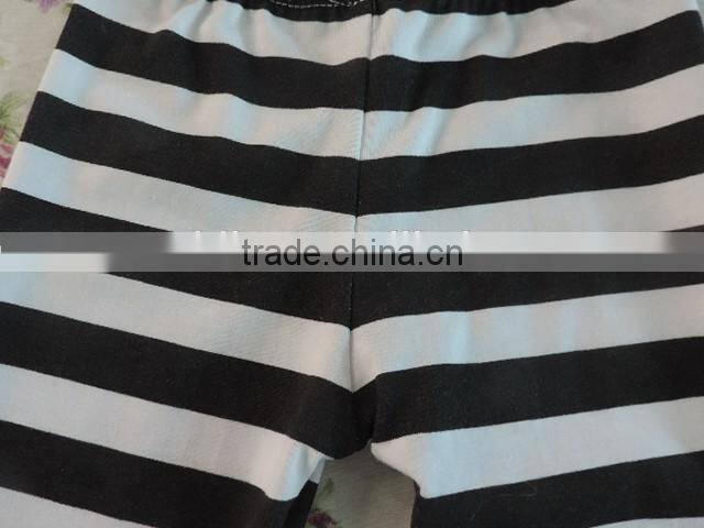2017 Seasons New Designs Baby Girls Comfortable Pants Kids Girls Stripe Cotton Capris