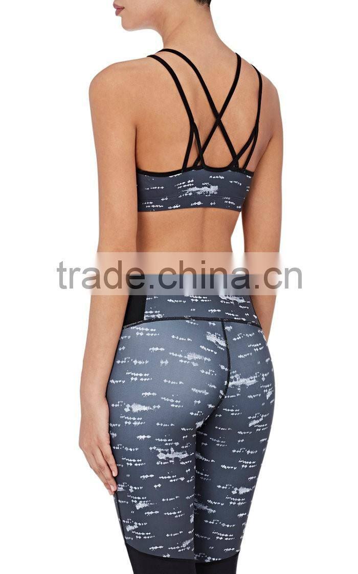Wholesale custom Womens Sexy Yoga Sports Wear Legging Running fitness Gym Soft Top Trousers wear