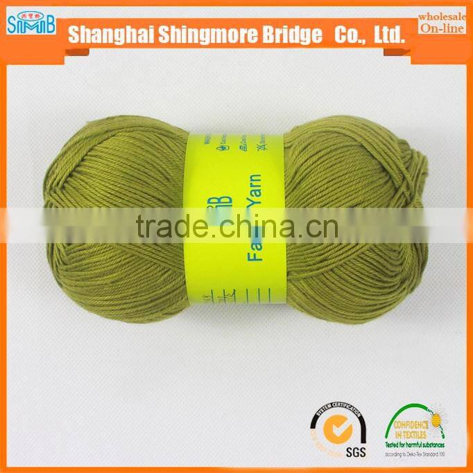 China supplier from knitted cotton yarn factory cheap wholesale cotton yarn with silk for yarns knitting