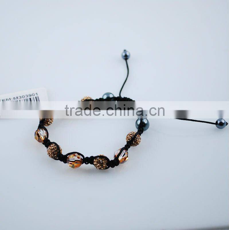 Austrian Rhinestone Shamballa bracelet