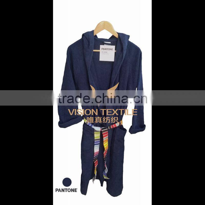 Luxury Plush Microfiber Plain Dyed Bathrobe