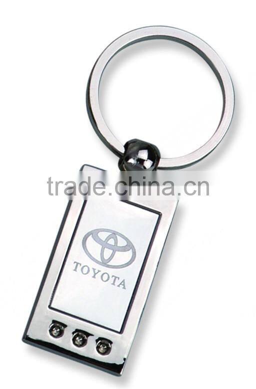 2016 Customized Metal Laser Engraving mini led flashlight keychain