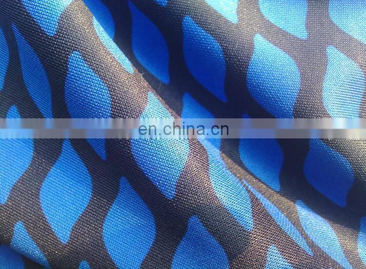 High quality Shaoxing supplier Soft Plain textile printed knit recycled 100 polyester fabric