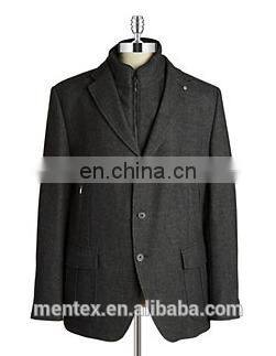 2017 Men's Solid Black Casual Blazer