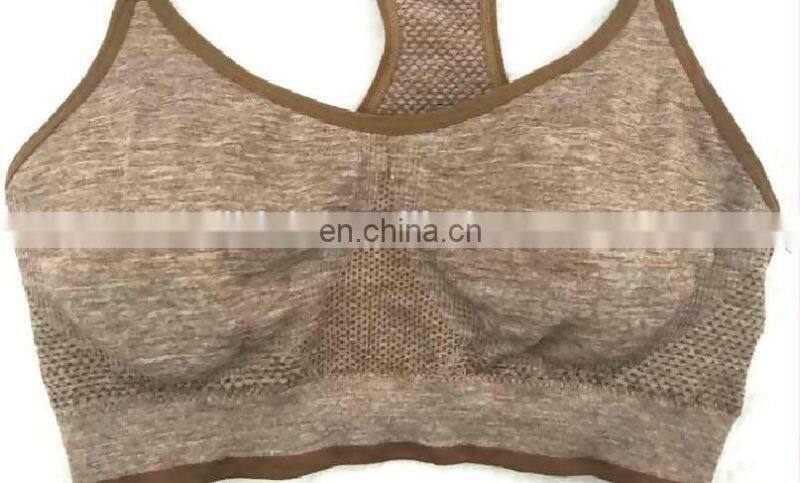 Ladies Wholesale Sports Bra with Criss Cross Back#WX0016