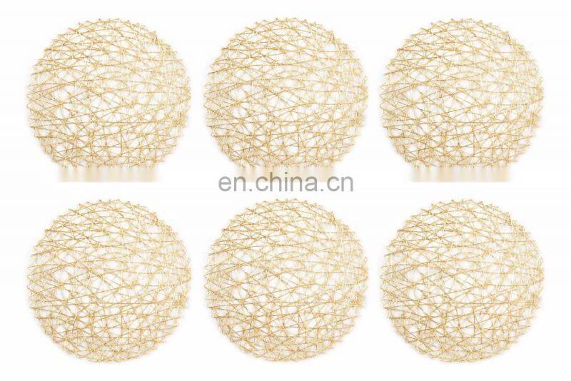 Gold woven Nome Fabrics Placemat