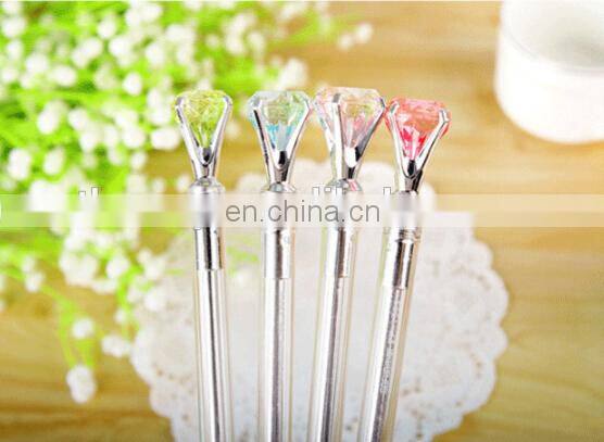 Simulation Diamond Black Ink Gel Pen cute creative Stationery and office supplies