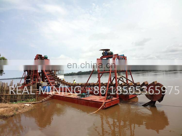 Bucket Chain Gold Dredger Gold Mining Equipment