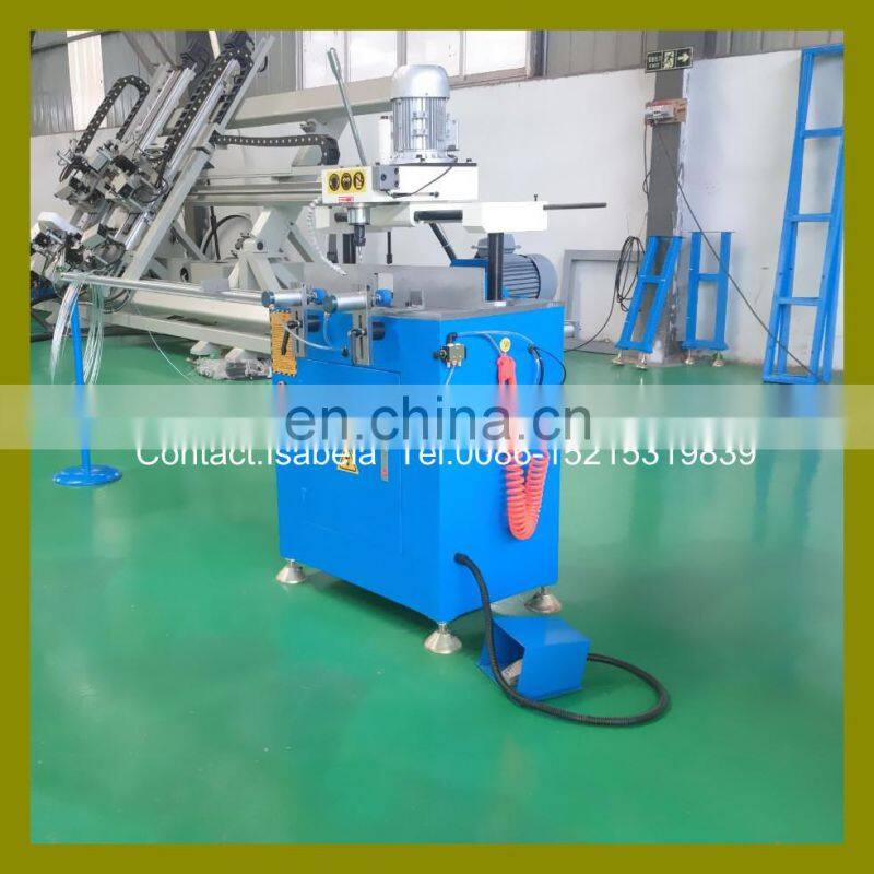 2016 OEM new automatic precision Aluminum window door machine for lock slot drilling and copy milling