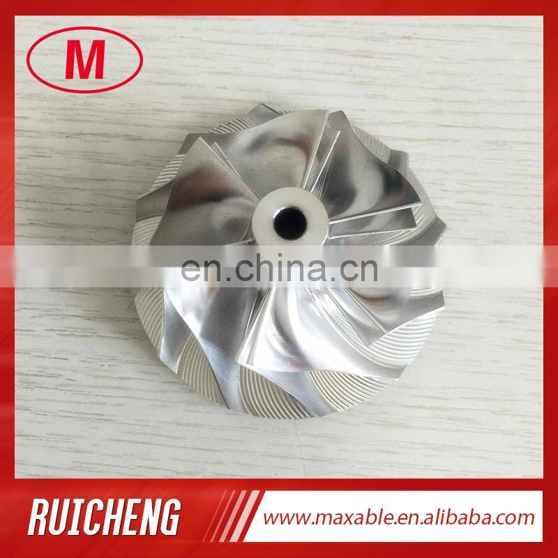 GT15-25 720915-0004/737692-0002 44.39/60.01mm 6+6 Blades billet/millingal /aluminum 2618 compressor wheel