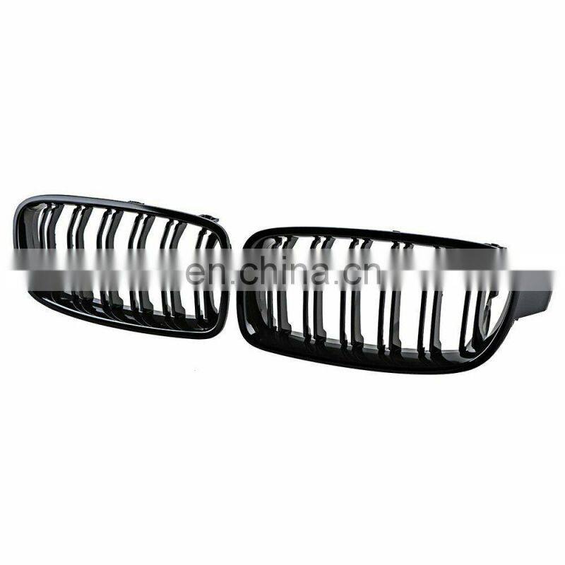 Twin FIns Front Kindey for BMW f30 Grille Grill color Gloss Black Grille For BMW F30 F31 2012 Up 3 Series 320i 328i 335i 335i