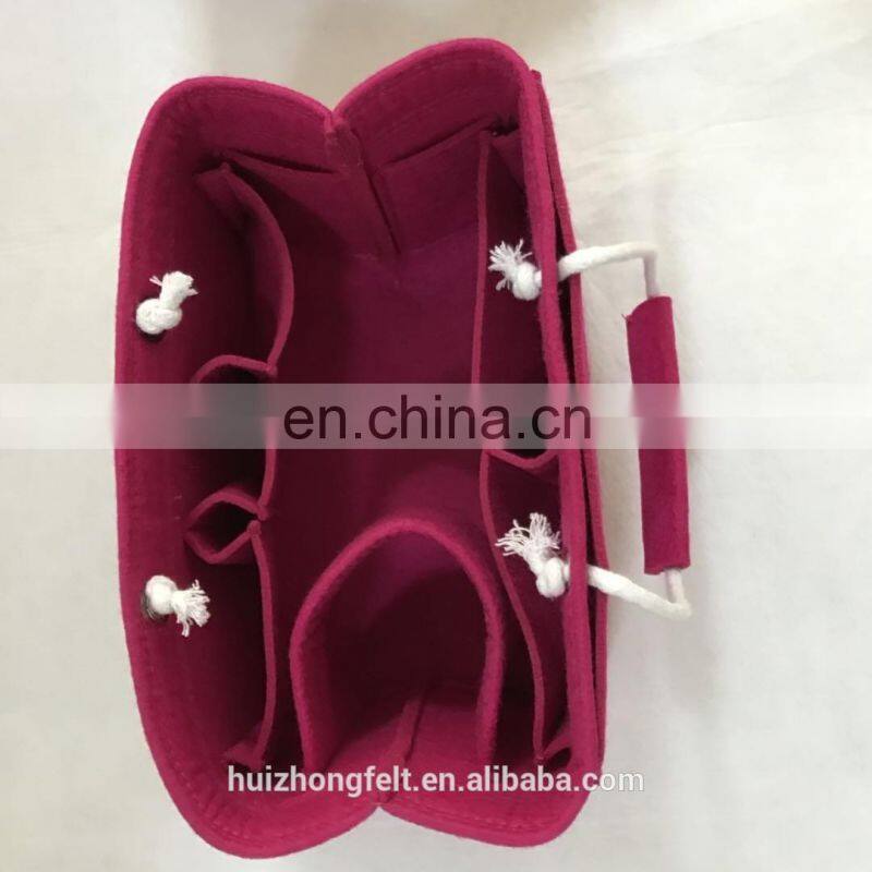 Felt Cosmetic Make Up Handbag Purse Organizer Bag