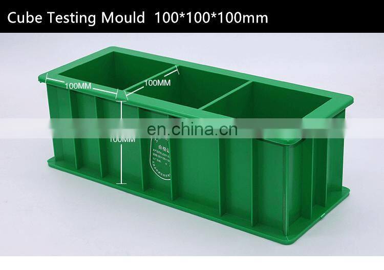 High Quality Plastics Concrete Test 100mm Cube Mould